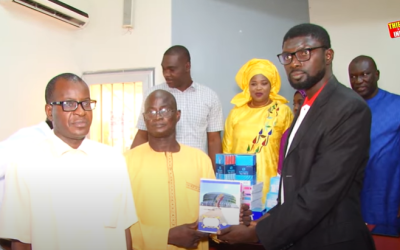 Le Maire de Thiès Ouest Mamadou Djité remet des Fournitures aux Etablissements de sa Commune