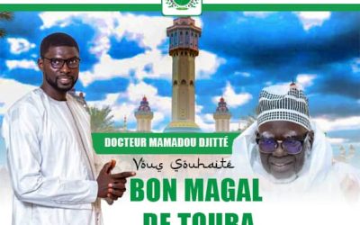 Commune de Thiès-Ouest : Dr Mamadou DJITTE, vous souhaite un bon Magal