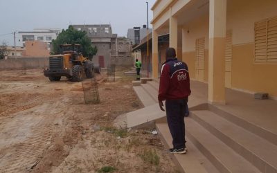 Commune de Thiès-Ouest : activités de désherbage et de désinfection des établissements scolaires élémentaires de la commune