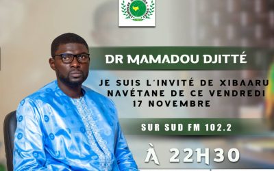 Dr Mamadou DJITTE est l’invité de « Xibaaru navétane » de ce vendredi 17 novembre 2023