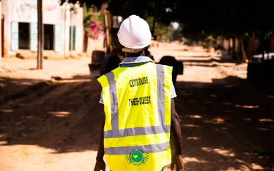 CADRE DE VIE : Reprise des travaux de terrassement et de nivellement après l’hivernage qui a laissé certaines routes de la commune un peu défectueuses.