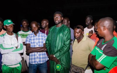 JEUNESSE SPORT ET LOISIRS : Visite du maire aux ASC à la veille de la finale de la zone 3A.