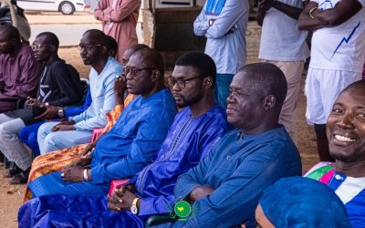 Visite du Maire de la Commune de Thiès-Ouest, Dr Mamadou DJITTE, aux ASC finalistes de la Zone 4A