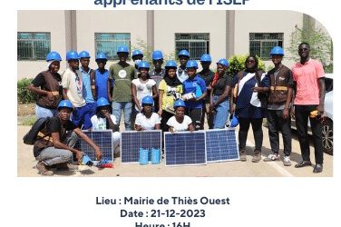 Commune de Thiès-Ouest : cérémonie de remise des attestations de compétences aux apprenants de l’ISEP par Dr Mamadou DJITTE, Maire de la Commune