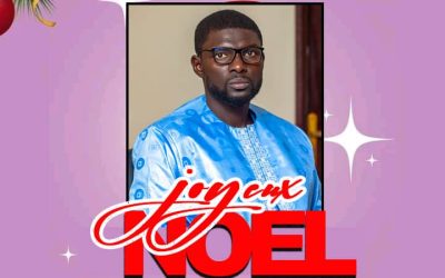Joyeux noël à toute la communauté chrétienne. Par Dr Mamadou DJITTE, Maire de la Commune de Thiès-Ouest
