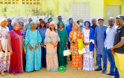 Réception des toilettes publiques de l’école élémentaire Thierno CIRÉ Elimane SALL : 14 box d’hygiène réhabilités et réceptionnés par le maire Docteur Mamadou DJITTÉ.